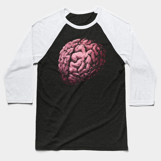 Brain Baseball T-Shirt by JennyPool